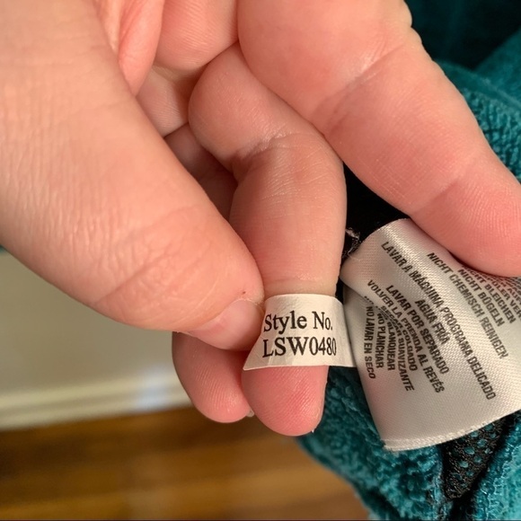 Lole Tradition Cardigan Full Zip Teal Black Marl - Picture 11 of 11